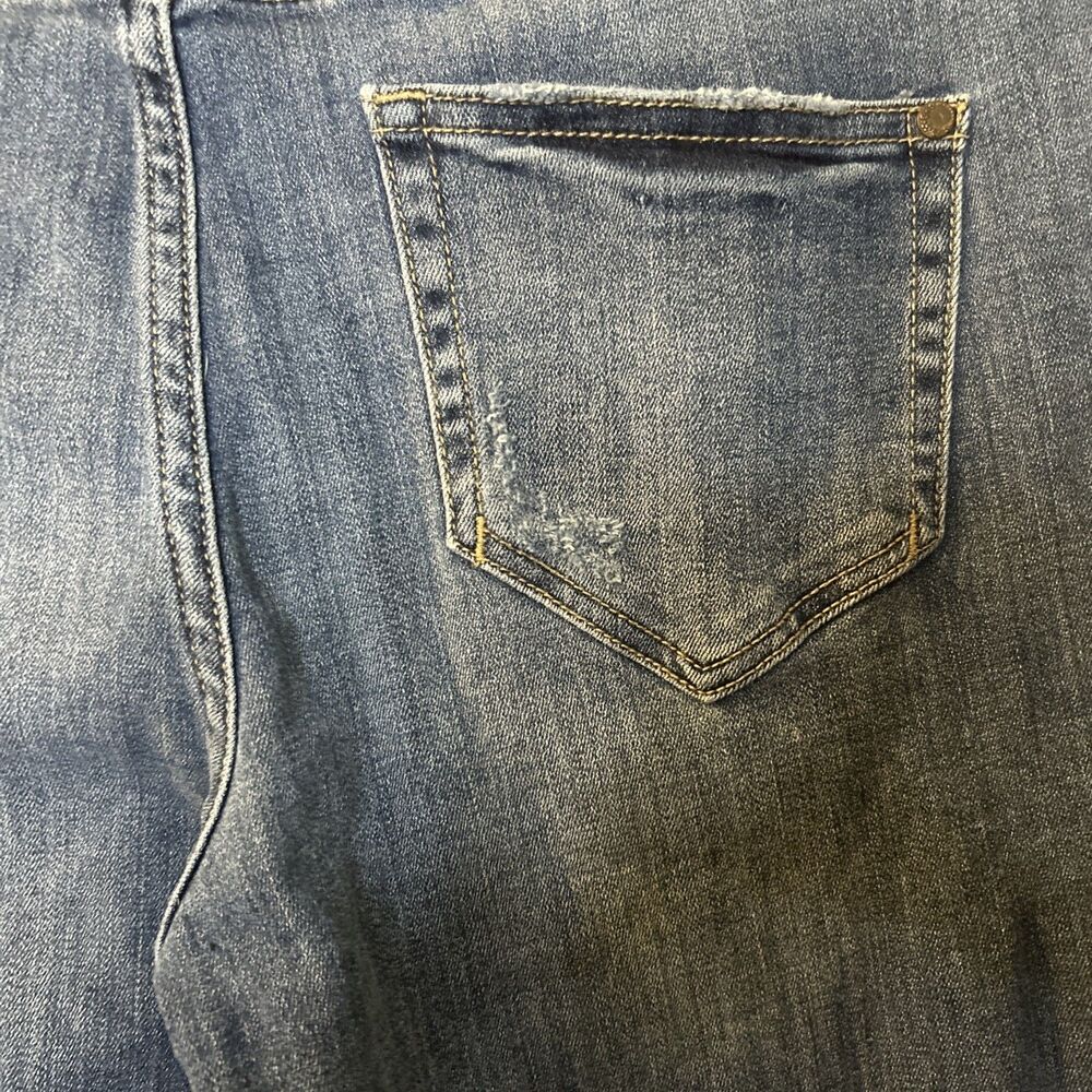 Sundance Womens Jeans Primrose Mid Rise Crop Boho Distressed Blue 29 Flawed - Picture 11 of 16